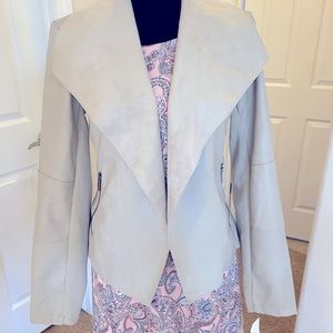 SOLD Brand New Bar 111 Faux Suede Jacket